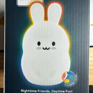 Cute Bunny Night Light - White